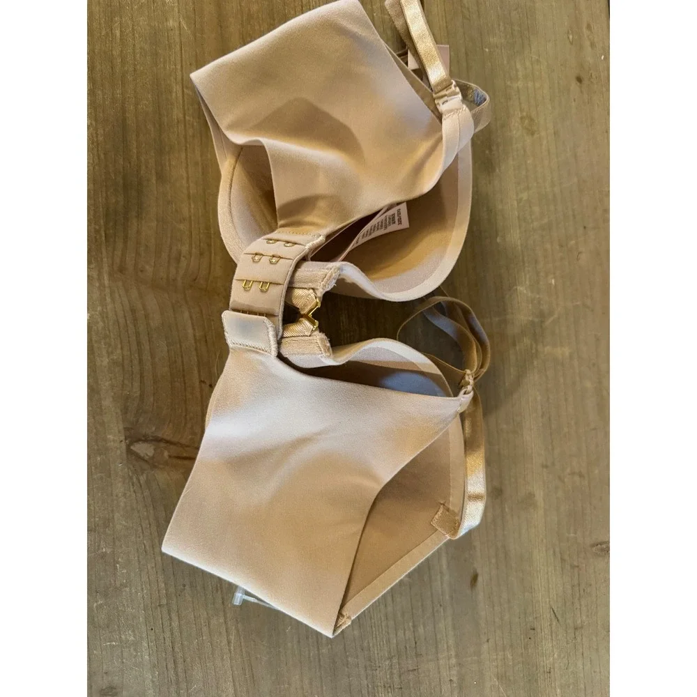 Victoria's Secret Lightly Lined Demi Bra 32D Beige V-Hardware 11245731
